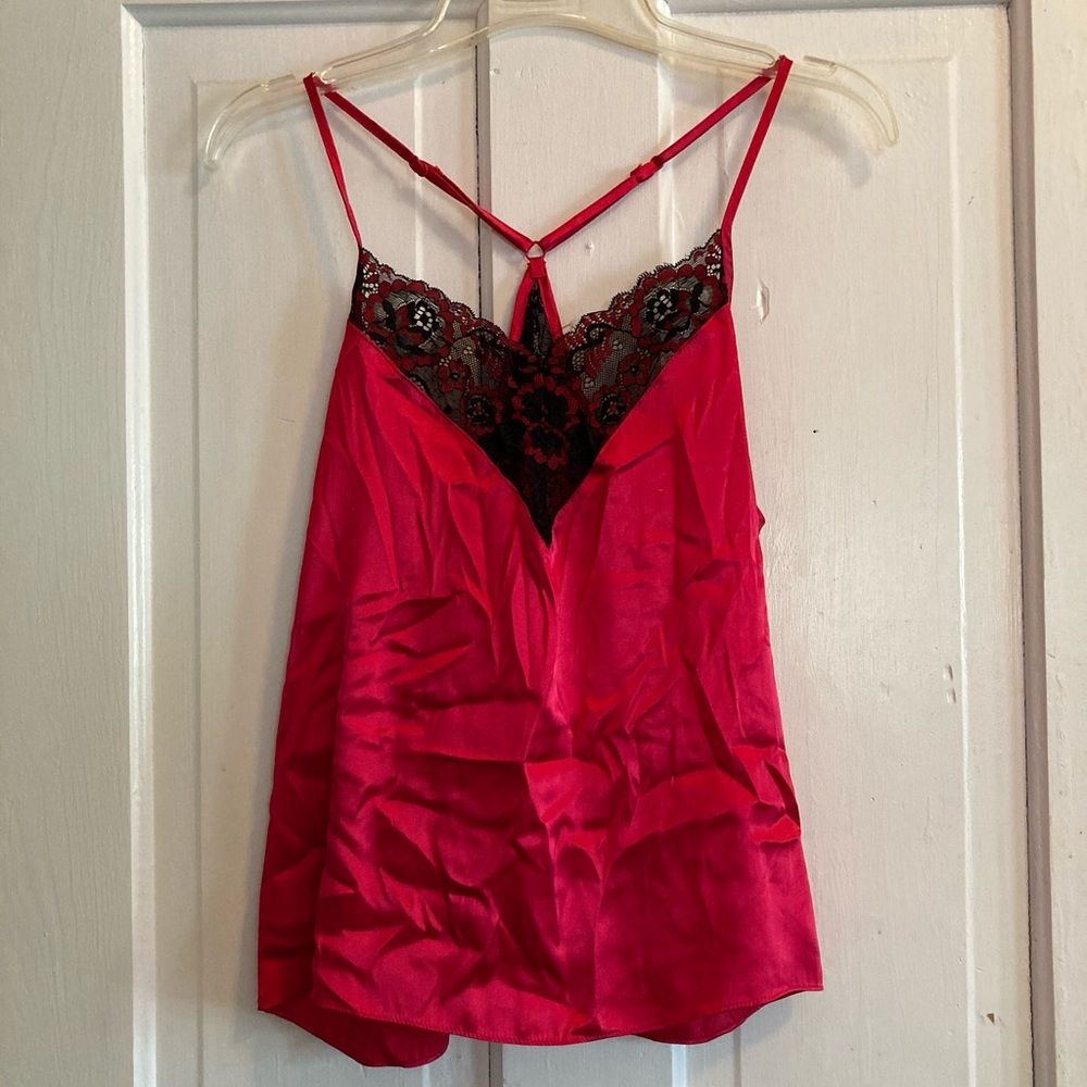 Sexy satiny and Lacey lingerie top